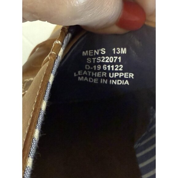 Sperry Mens Newman Oxford Plain Toe Dress Shoes~Size 13M~British Tan Topsiders - Picture 12 of 12